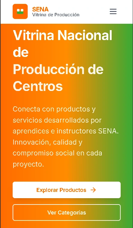 Vitrina digital SENA
