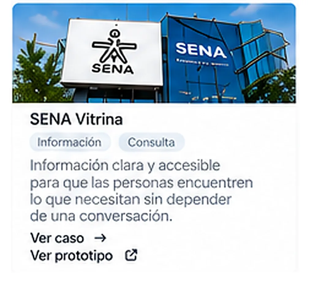 SENA Vitrina