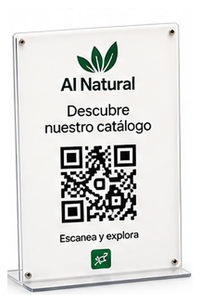 QR de Al Natural en el establecimiento